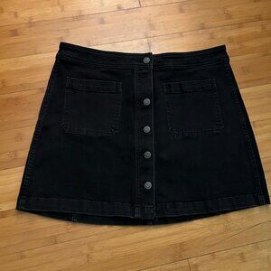 Madewell Stretch Denim A Line Skirt Size 16 (runs very small)